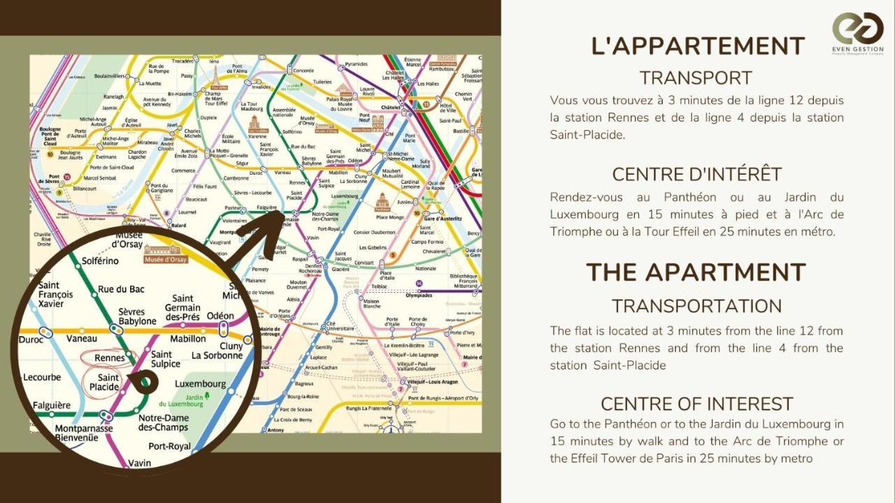 Grand Studio Confort#St Germain-Montparnasse#4P Paris Exterior foto